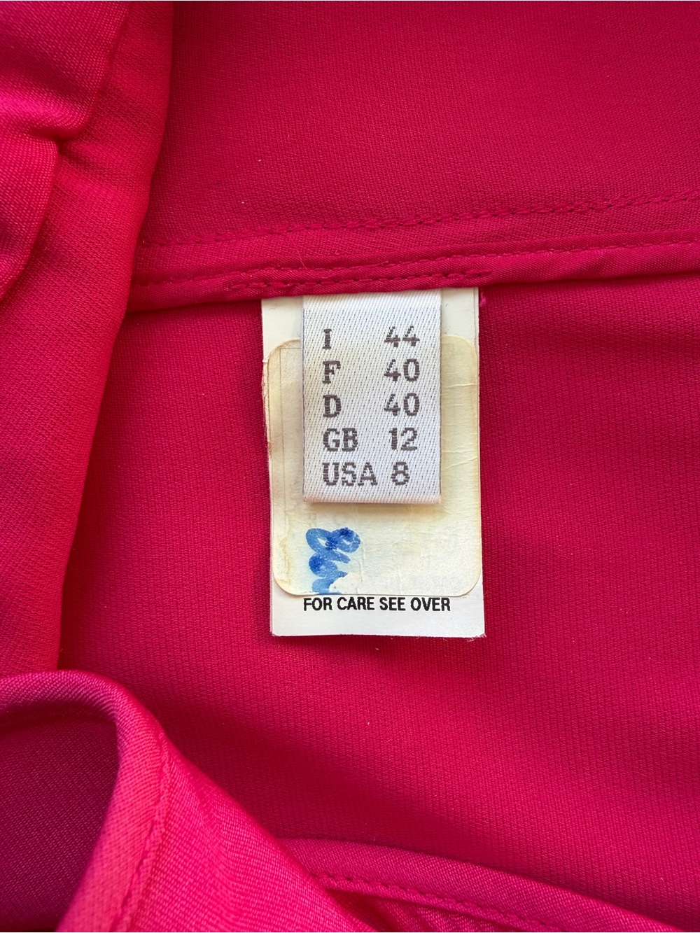 Vintage Narciso Rodriguez Silk Ruched Bust Tank Slip Midi Dress Hot Pink Fuschia - Picture 6 of 10